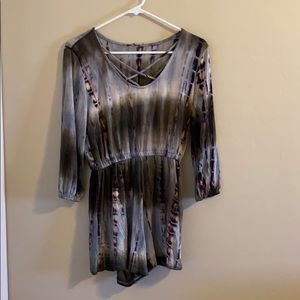 Tie-dye romper
